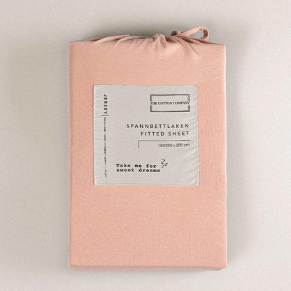 Jersey Spannbettlaken | Dusty Rose - THE COTTON COMPANY