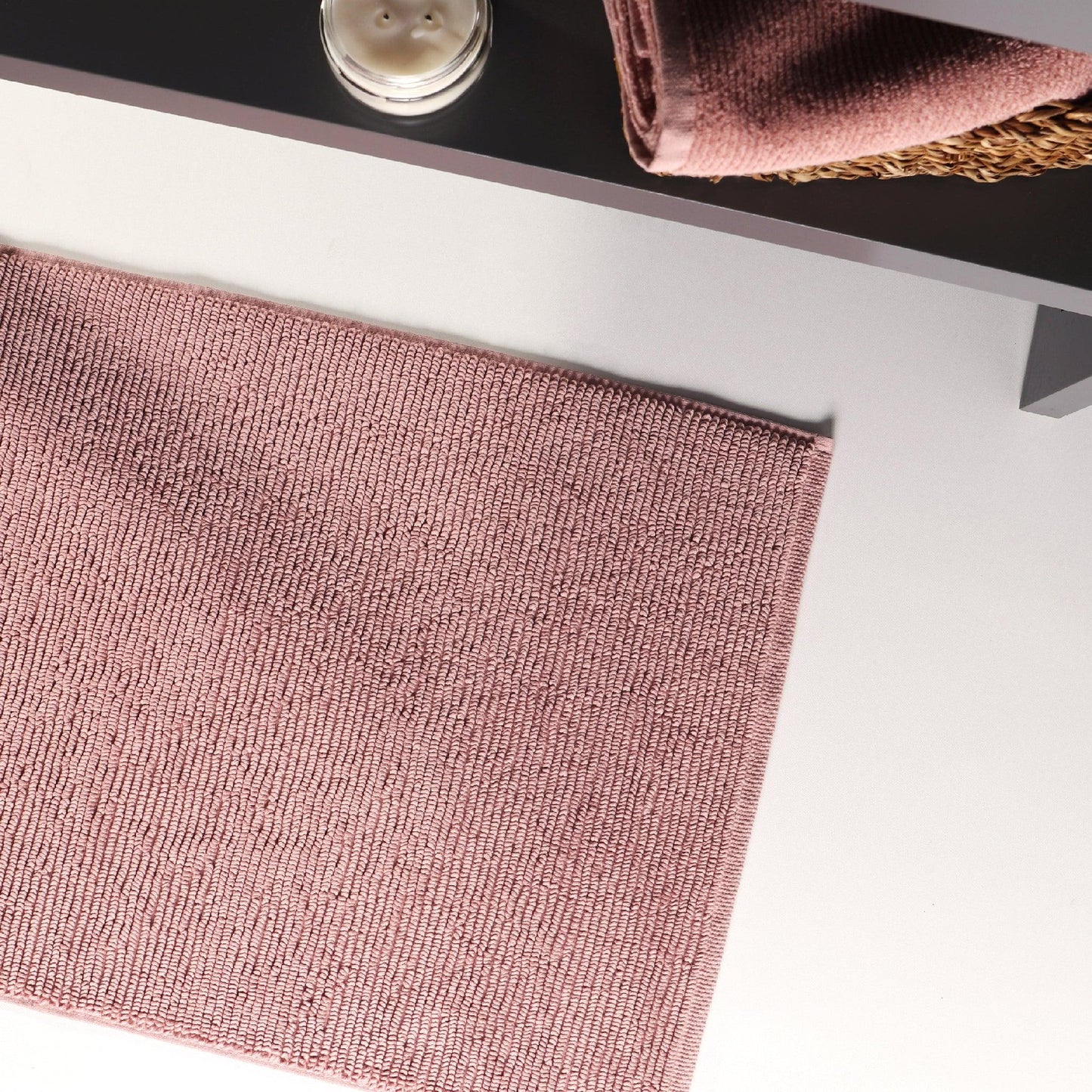 Badvorleger MAT | Dusty Rose - THE COTTON COMPANY