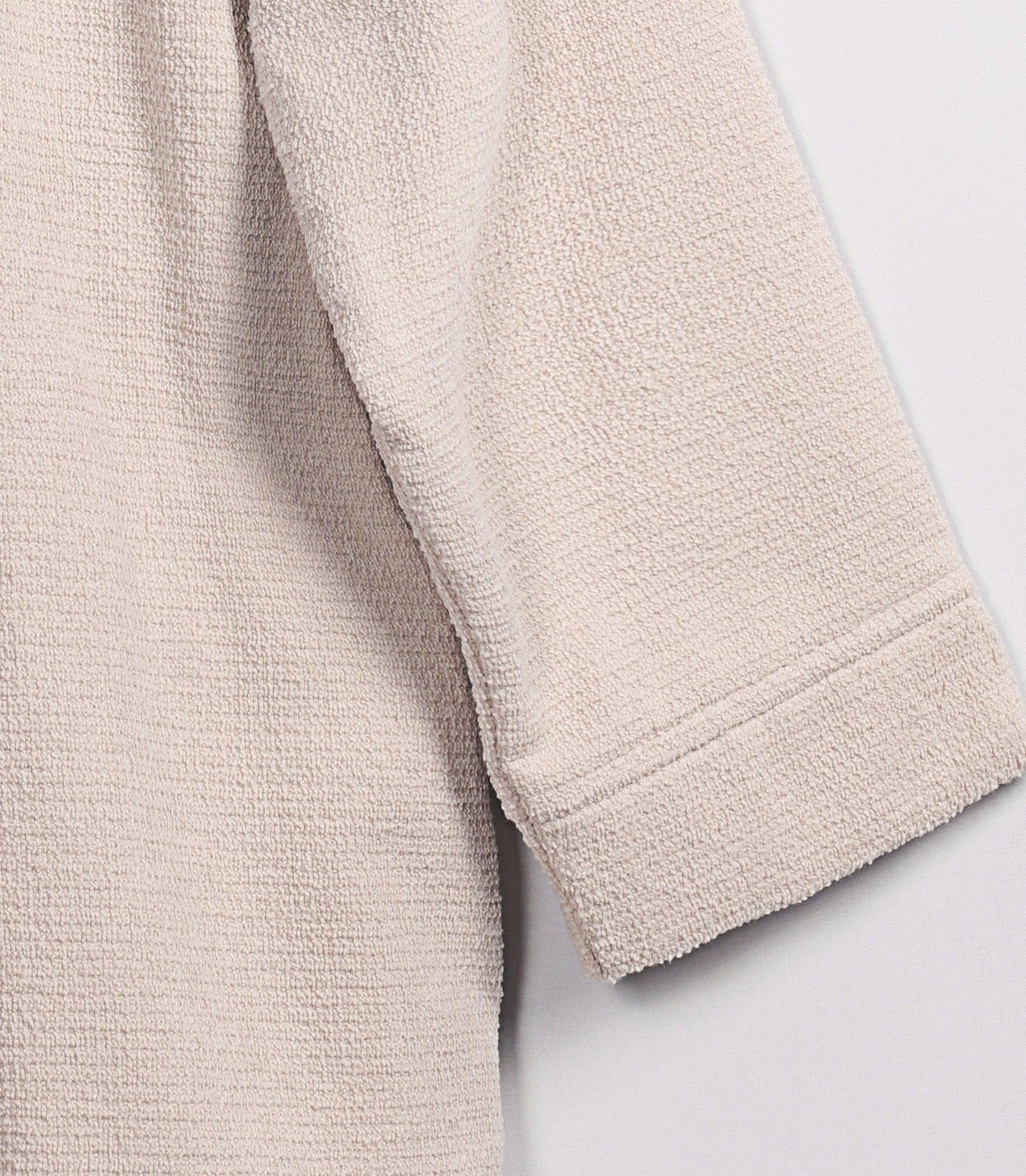 Soft Terry Bademantel Refresh | Sand - THE COTTON COMPANY